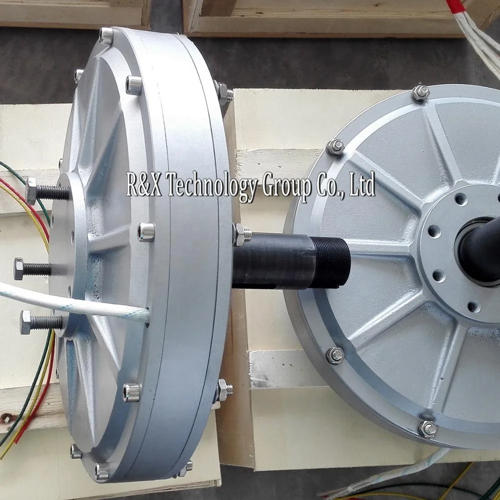 Manufacturer Custom 500w 300rpm AC 3 Phase Disc Coreless Free Energy Electricity Permanent Magnet Generators Alternator