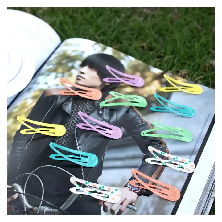 Taimeng Oem Styling Cute Kid Duck Bill BB Clips Hair No Dent Alligator Barrettes Bend Hair Clips For Salon Hairdressing Bangs