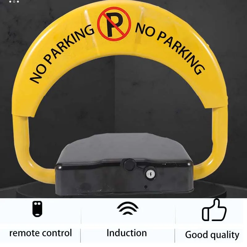 Heavy Duty Extra Height 550mm Smart Parking Solution Parking Equipment  Solar automatic parking lock