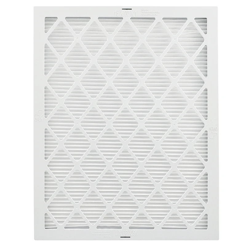 China Factory Price 16*20*1 custom hvac Plastic frame filters MERV 5 8 11 13 ac Air Panel pleated furnace filter