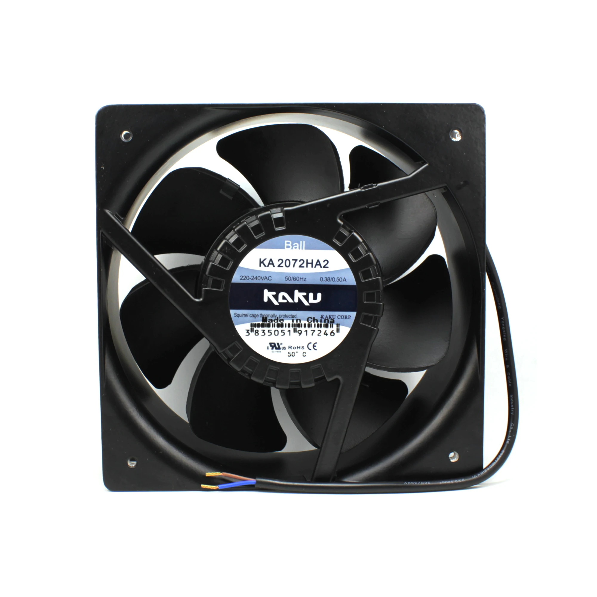 High quality 20872 208X208X72mm New KAKU KA2072HA1 KA2072HA2 KA2072HA3 ball bearing full magnesium alloy axial fan