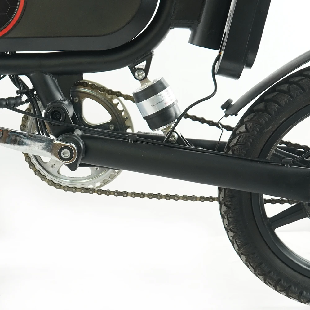 Effortless Max Range Speed Up to 25KM/H 14 Inches Air Tires City Folding E-bike with Shock Absorption