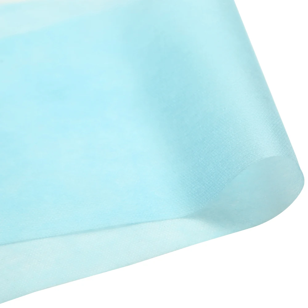 Factory supply Spunlaced white polyester garment lined with flame retardant composite water absorbent non-woven fabric