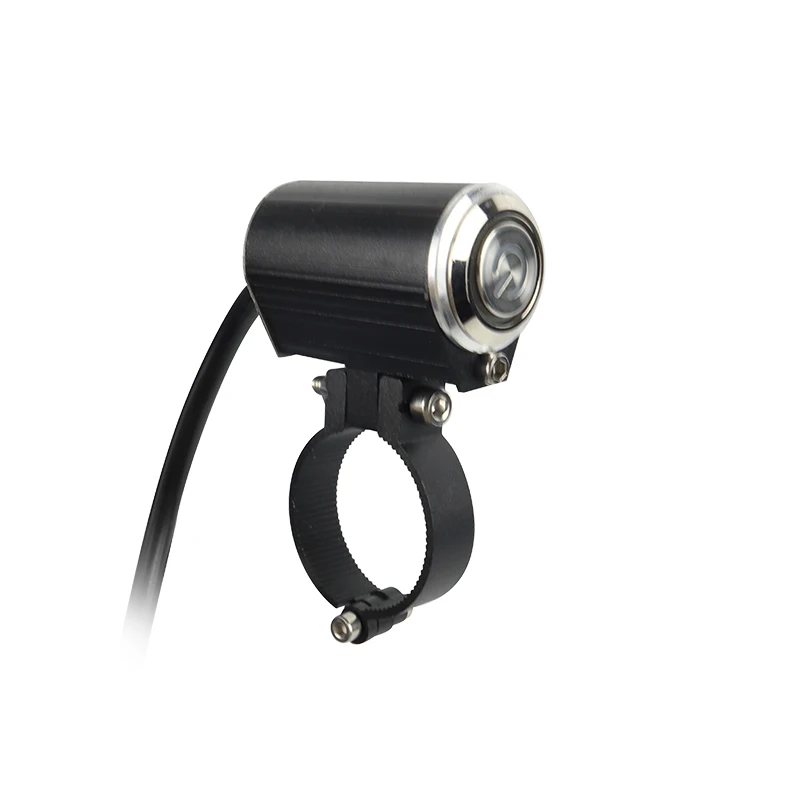 20mm 12v Motorcycle Aluminum Alloy On-off Push Button Switches Universal Code Spotlight Switch