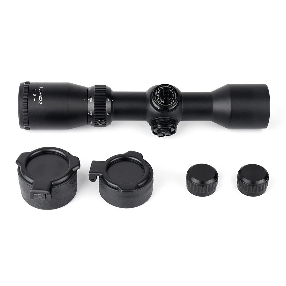 1.5-5X32 Tactical Hunting  Competitive Sight Scope Outdoor Refle Optical Sight Scope