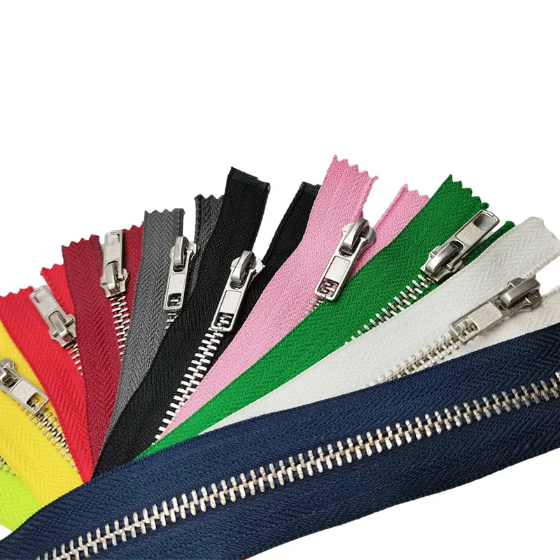 Wholesale 3# 4# 5# Metal Stainless Steel Zipper