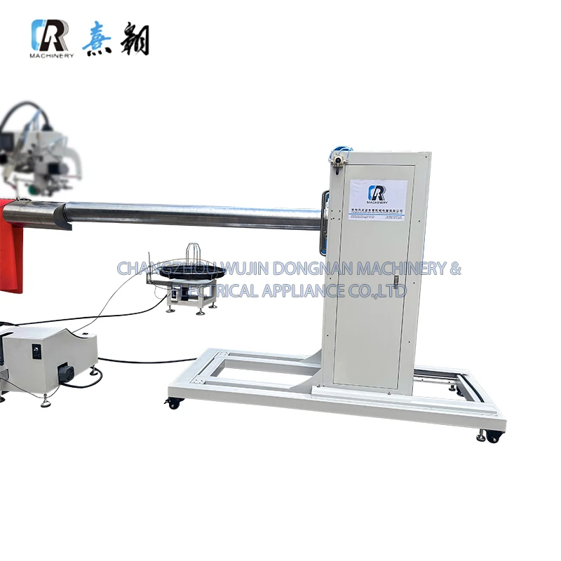 Hot Air Ducting Welder machine with Reinforced Tape PVC Ventilation Hose Making Machine