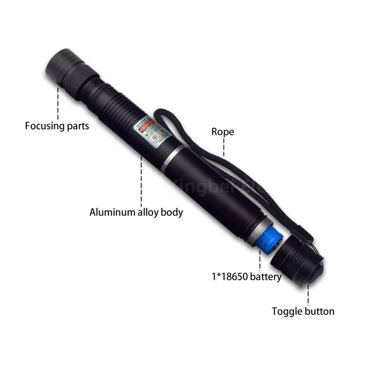 
High-power hunting 100mw 532nm green laser pointer tactical laser sight laser sight glare flashlight 