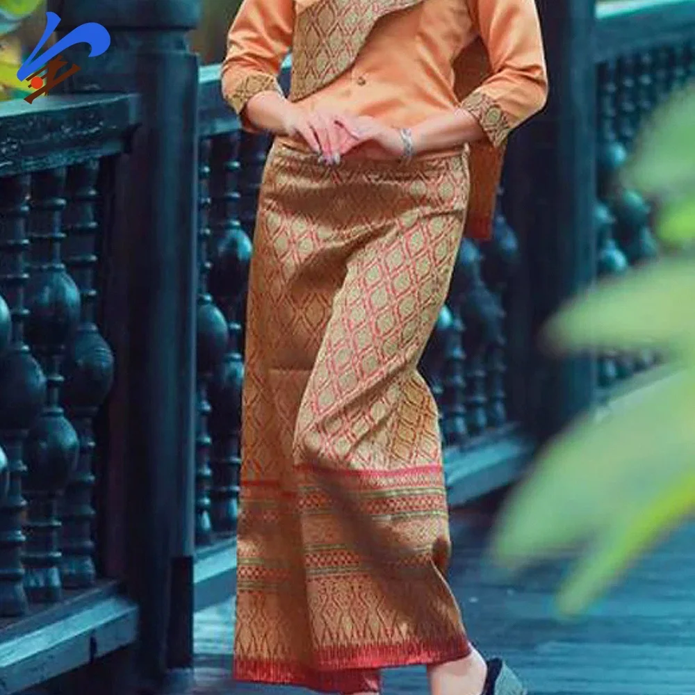 New design Wholesale thai traditional fabric sarong batik sarong thailand tube skirt indonesia style sarong for women