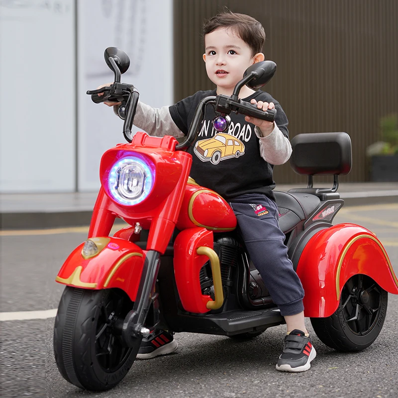 Wholesale hot buy electric motorcycle electric bicycle age 4 to 12 children safe environmental protection early childhood music