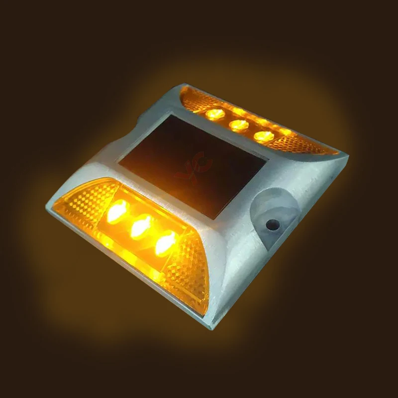 Ce YOUCHAO Solar Cat Eyes Ip68 Solar Road Markers For Driveway Raised Pavement Marker Aluminum Led Solar Road Stud Light