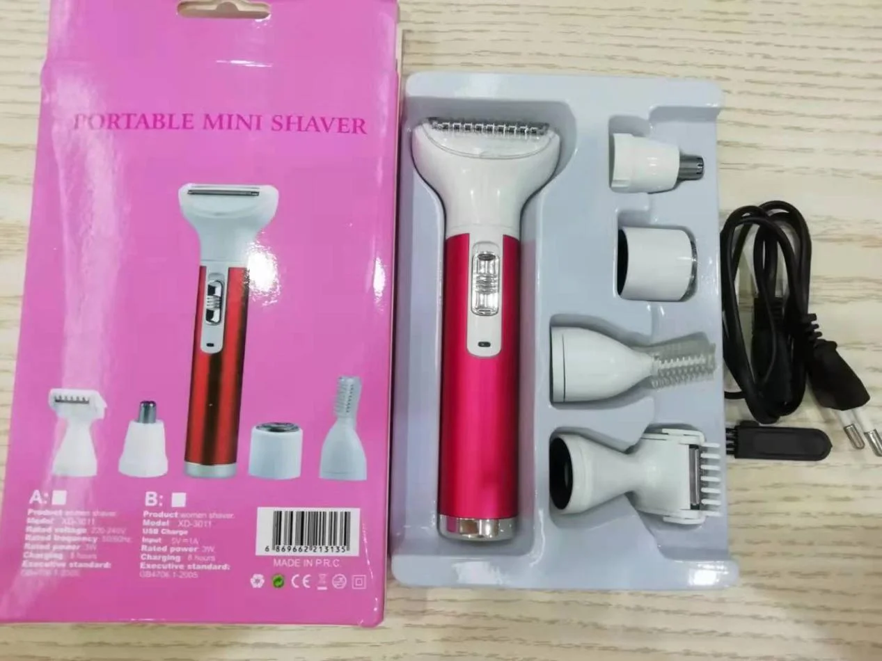  Lady Shaver Cordless Nose Hair Trimmer Rechargeable Electric Removal Mini
