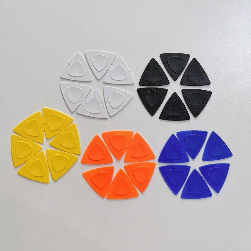 3 in 1 Guitar ABS Picks Three Gauges In One PCS 0.5MM 0.75MM 1MM Guitar Picks Accessory Factory