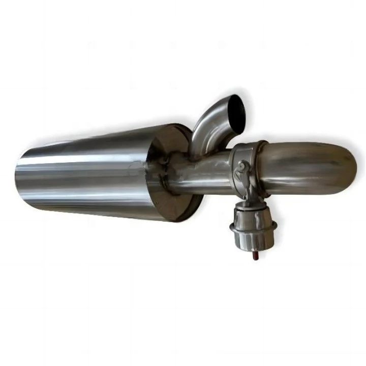 High quality Stainless Steel 2.5inch 3.0inch Exhaust Vacuum Valve Muffler Universal type And Remote Controls With Pump