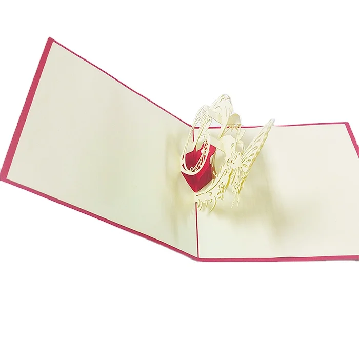 Nice design valentine pop up card template