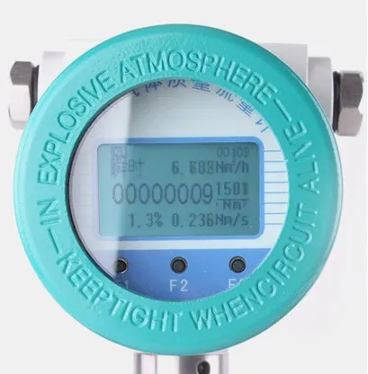 Henan Kaifeng OEM Integral High Quality Biogas Fuel Gas Mass Flowmeter Manufacturer Flange Connection Thermal Gas Flow Meter