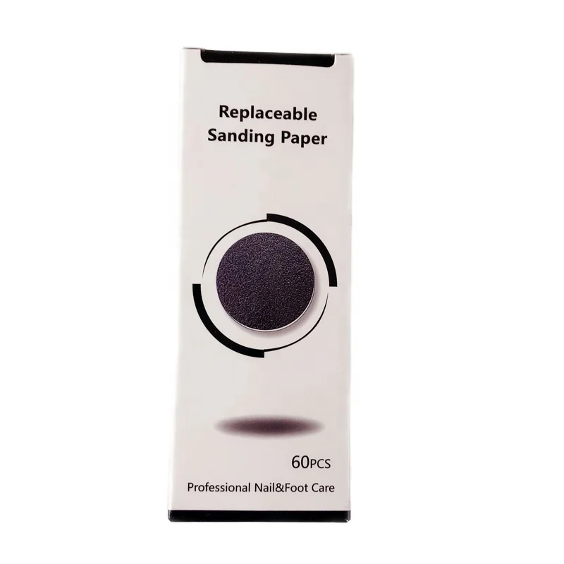 New Foot File Replacement Sandpaper For Electric Foot File Callus Remover Pedicure Tool 60 pcs/box nail file