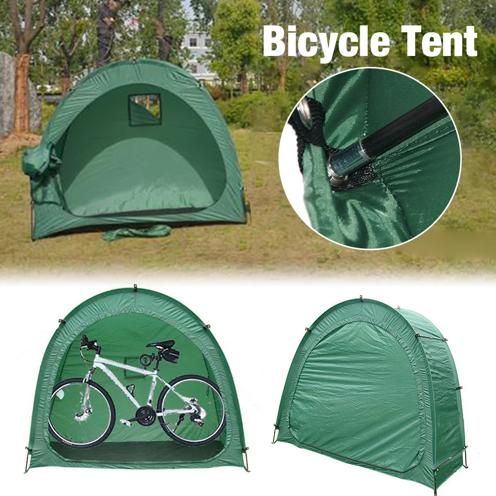 200x80x165cm Bike Tent Bike Storage Shed 190T Bicycle Storage Shed With Window Design For Outdoors Camping Hiking Fishing