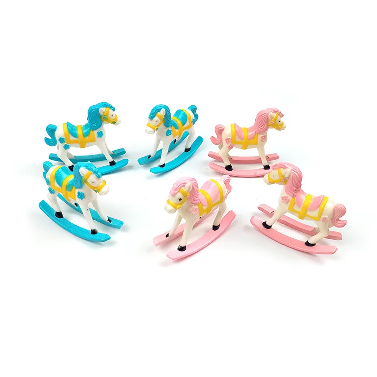 
Cute surprise gift mini soft vinyl Plastic MIni Doll Seesaw colorful zebra 