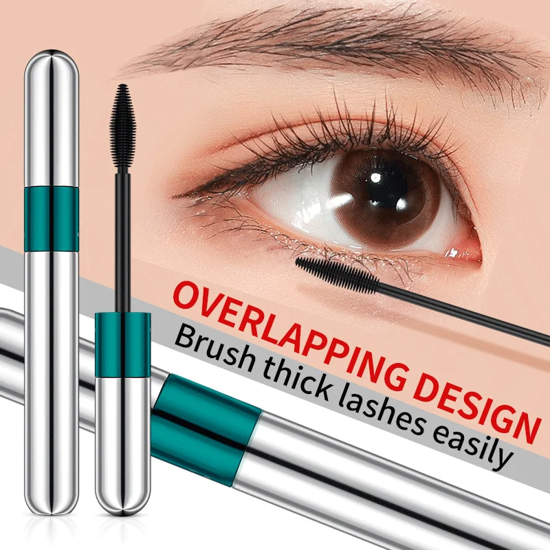 Long-Lasting 4D Silk Fiber Lash Mascara 2 In 1 Thrive Mascara Liquid Lash Extensions Mascara