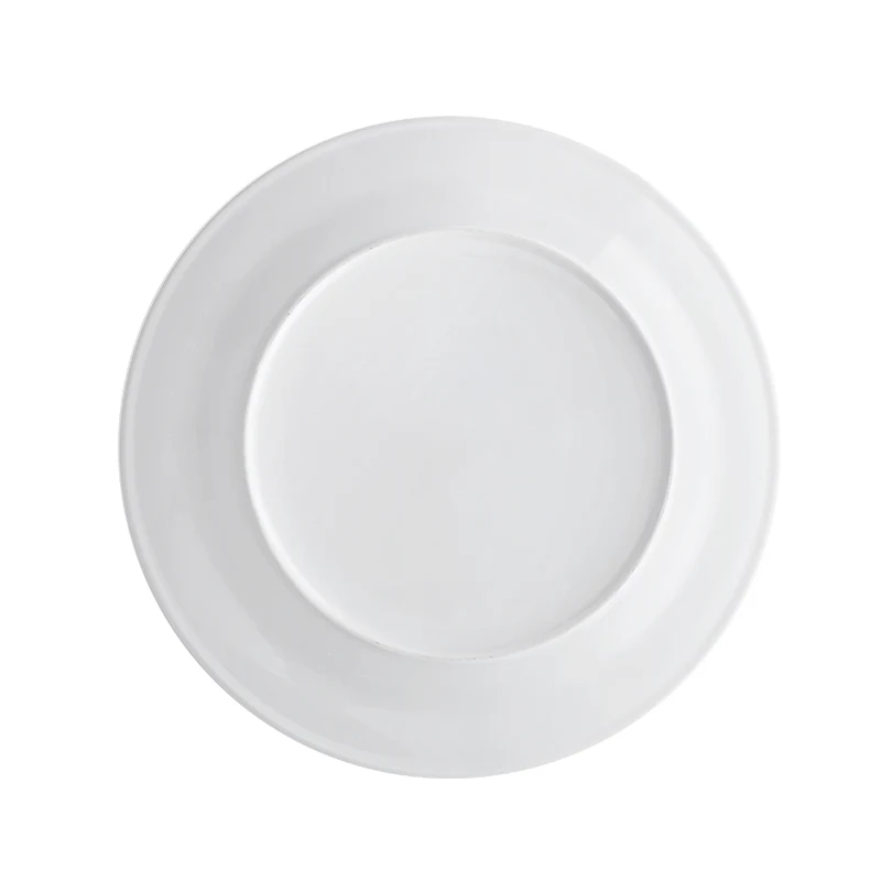 Hotel White Dinnerware Plate Sets Ceramic Plate And Dishes Set
