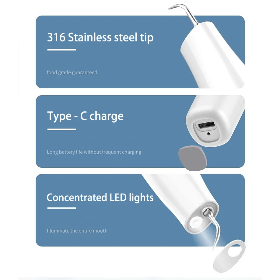 2022 Teeth Dental Scaler New Model Wifi IPX6 Visual Ultrasonic Electric Tooth Dental Calculus Remover with Camera Rainbow