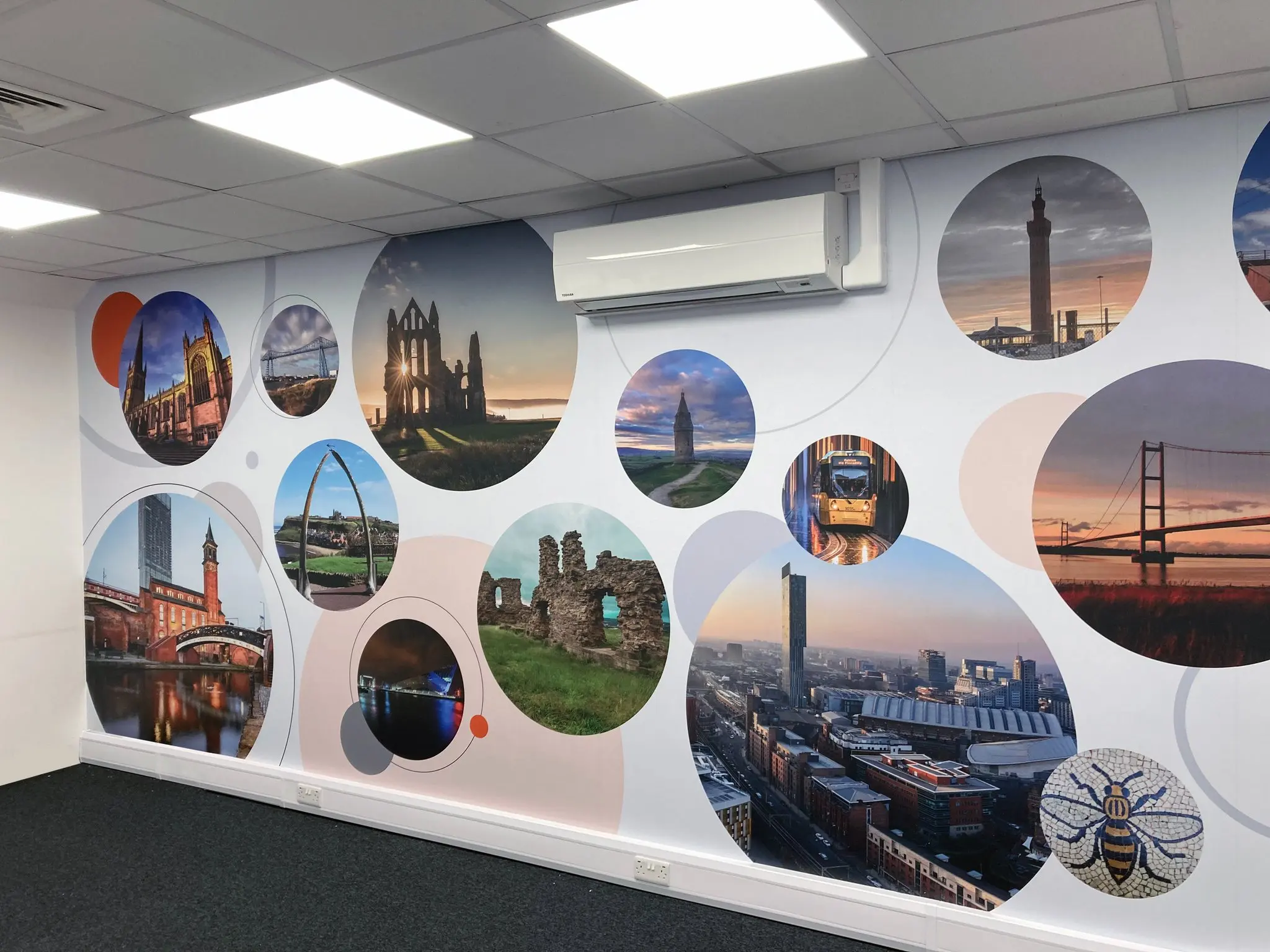 Custom design waterproof wall sticker adhesive