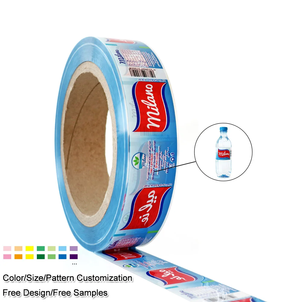 Бесплатный образец воды и напитков Bopp Label Roll Maker упаковочные этикетки в Китае