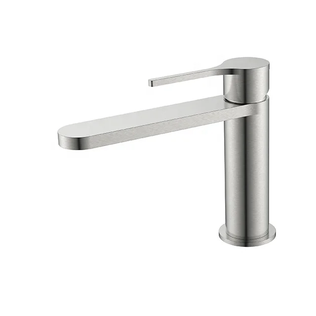 304 stainless steel single handle hot and cold water basin tap hotel bathroom wall basin faucet bathroom faucet