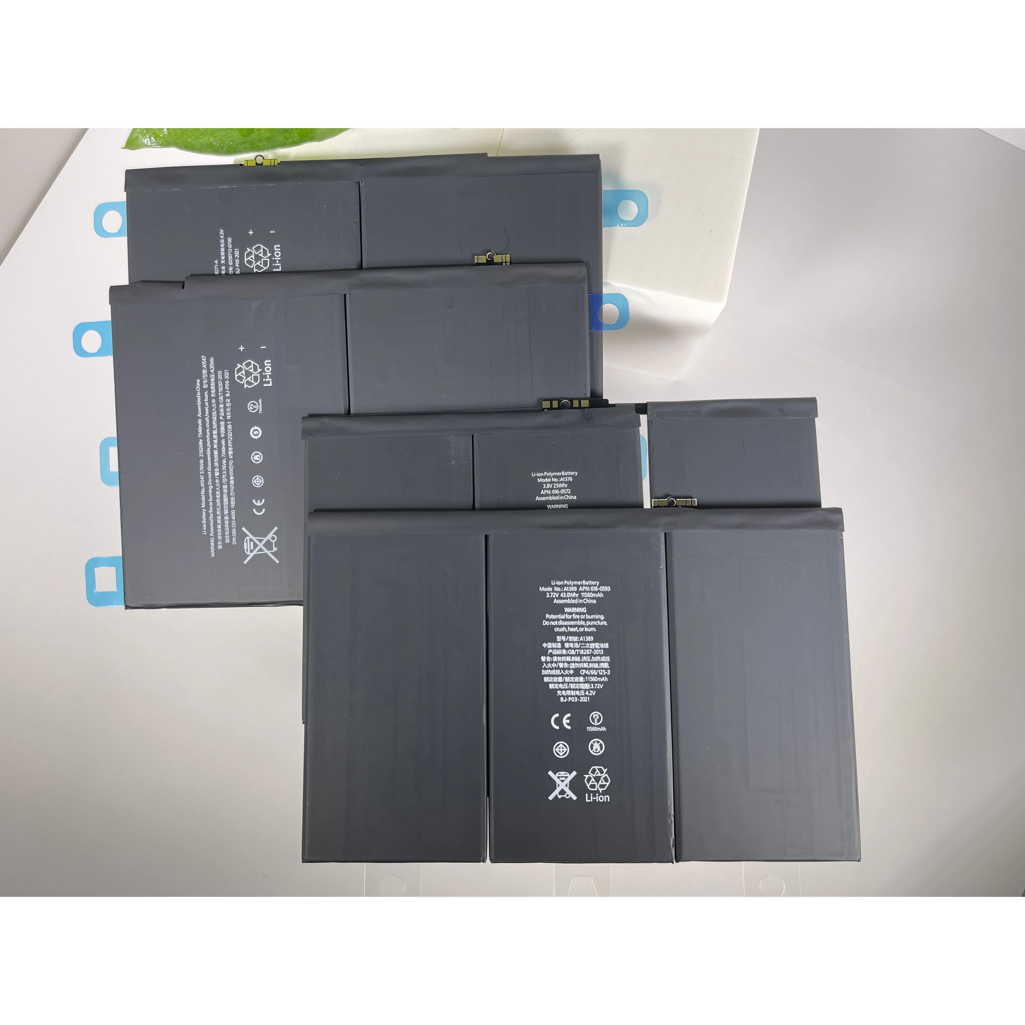 Factory OEM Original Capacity Tablets Battery For Ipad 2 3 4 5 6 Ipad Air  Ipad Air2  Replacement Batterie