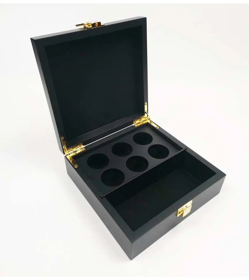 Custom Size Wholesale Wooden Coffee Capsule Storage Package Box Wood Packaging Box