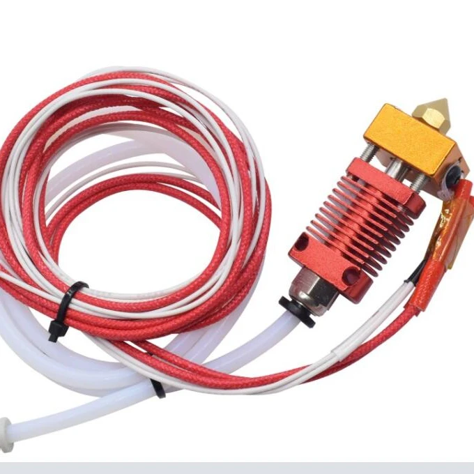 3D принтер Creality оригинальный Hotend с проводами для CR10 CR10s серии 12 В Kit алюминиевый нагревательный Блок Металлический экструдер