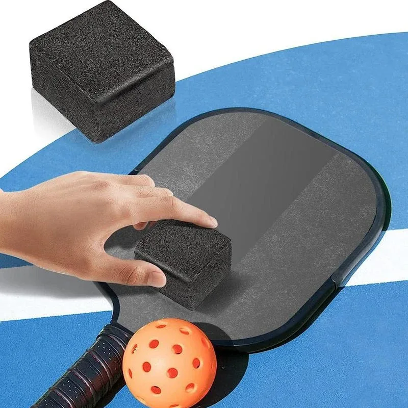 Pickleball Paddle Eraser Best Carbon Fiber Racket Rubber Cleaner to Remove Ball Residue Dirt and Minor Scratches