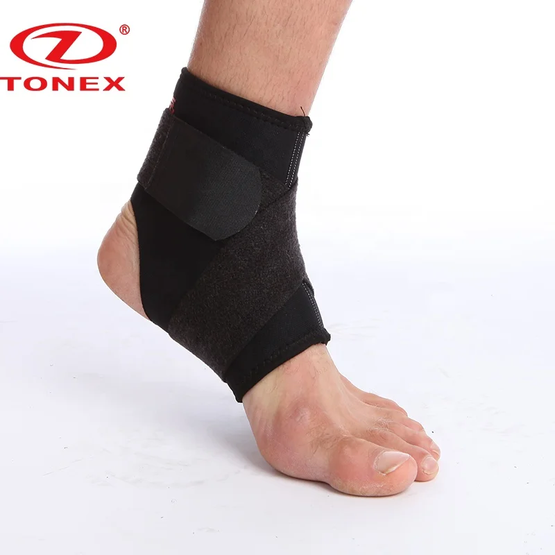 Оптовая продажа, OEM, логотип на заказ, эластичный неопреновый фиксатор голеностопа, бандаж, компрессионный фиксатор голеностопа