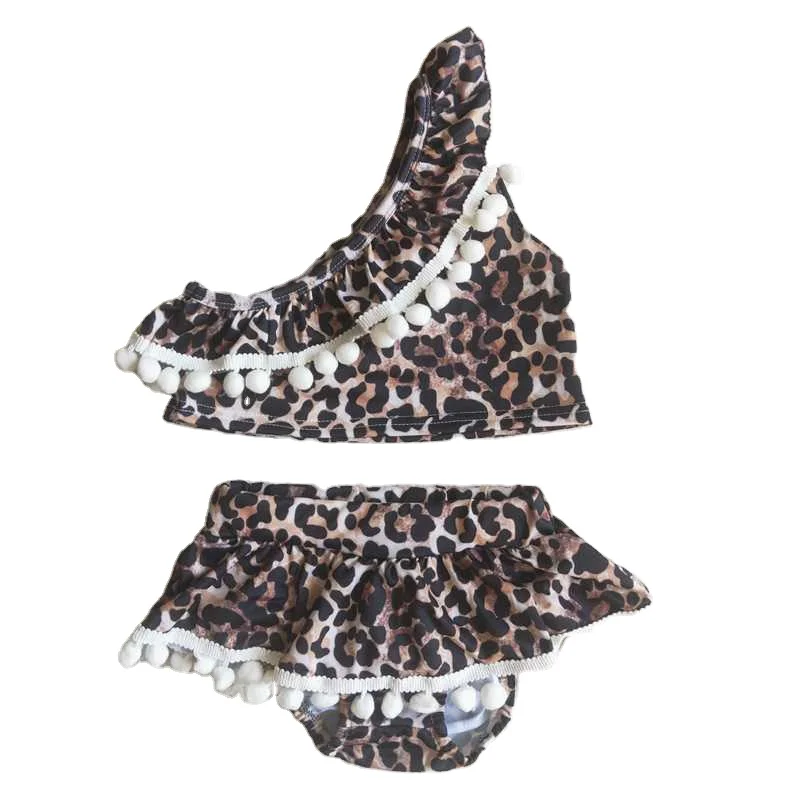 Toddler girls New summer fashion leopard print swimsuit baby girls Boutique Swimwear children Swim Clothes Bathing suit