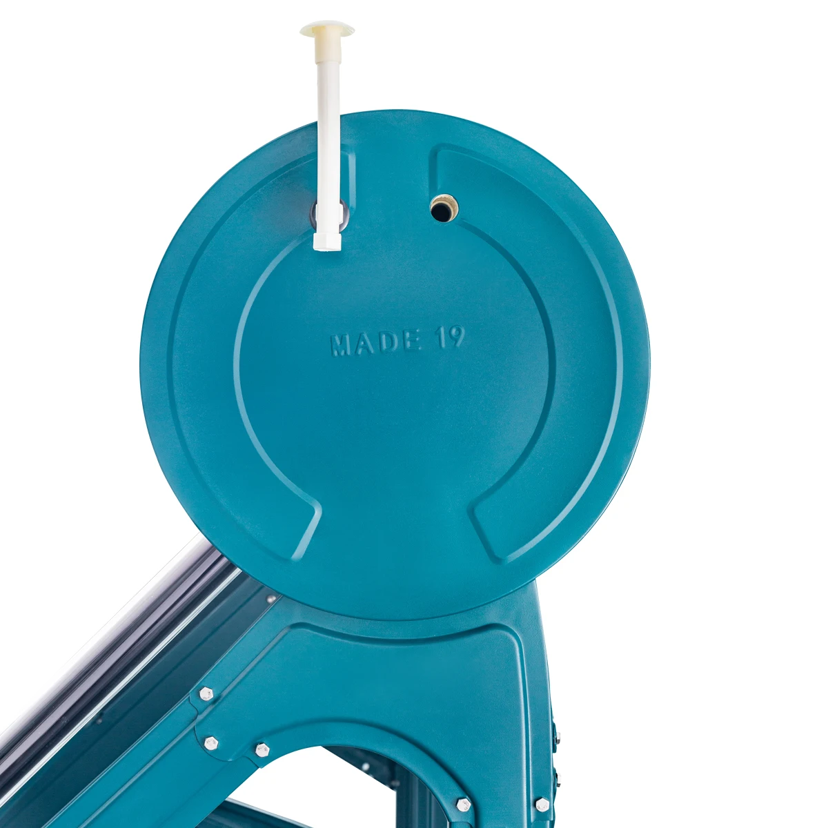 100/150/200 liter Galvanized color steel  solar hot water heater with color steel frame and water tank for greece