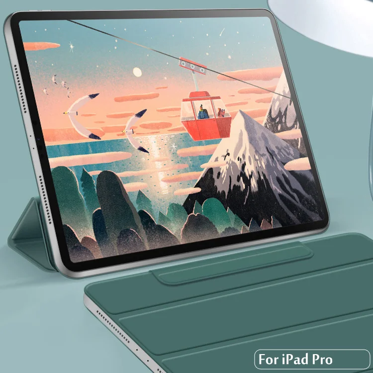 С держателем для карандашей Магнитный умный чехол планшета iPad Pro 12 9 2021