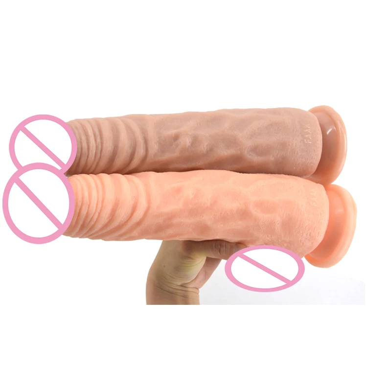 Sampro 11inch factory price Big Black dildo G-Spot PVC Penis with Suction Cup Dildo Realistic Big Dildo for women