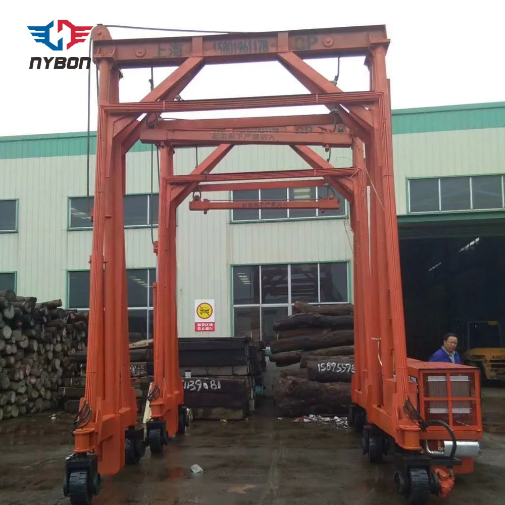 40ft container Lifting Mobile Gantry Crane for station