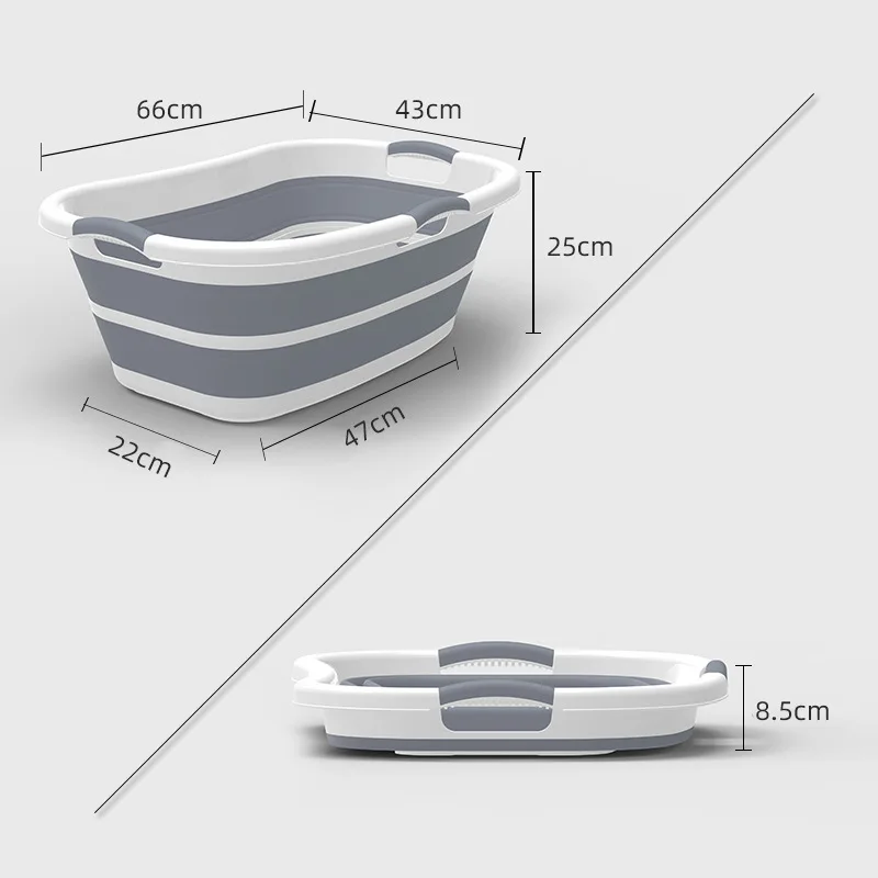 Водонепроницаемая конструкция легко помещается в компактные места складная корзина для хранения белья для путешествий