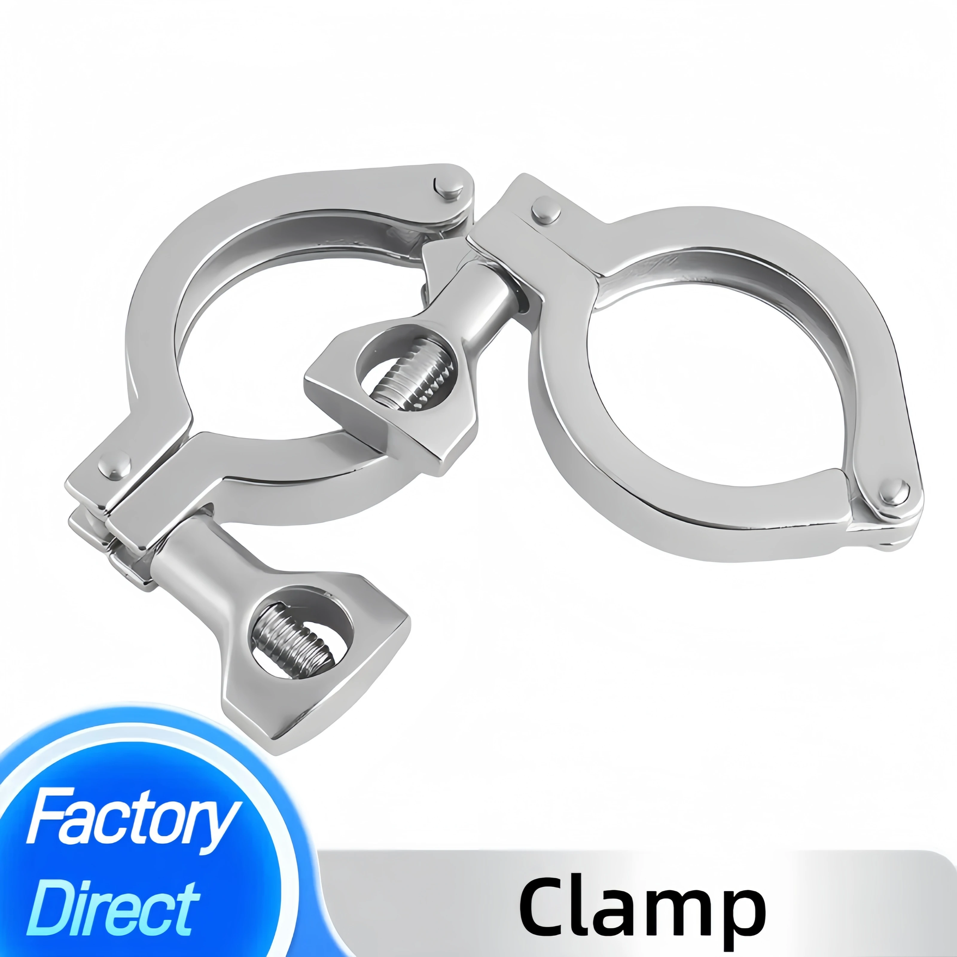 Unique Design Hot Sale Stainless Steel Pipe Clamp Fittings Heavy Duty Triple Clamp High Pressure Single Pin Clamps 304