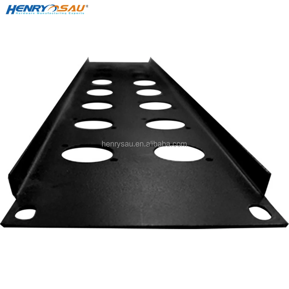 audio amplifier chassis panel Rack Mount 2U Patch Panel with 24 holes 19 inch rack cabinet metal part