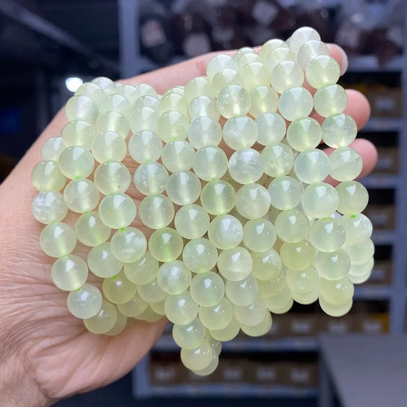 Natural AAA Certified Real Green Jade Nephrite Burma Bracelet Tianshan Emerald Green Crystal Beaded Bracelet Man Woman