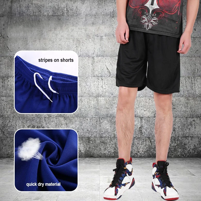 Cool Sublimation Plain Color 100% Polyester Mesh Casual Gym Running Sports Shorts for Men Board Soccer Basketball Shorts