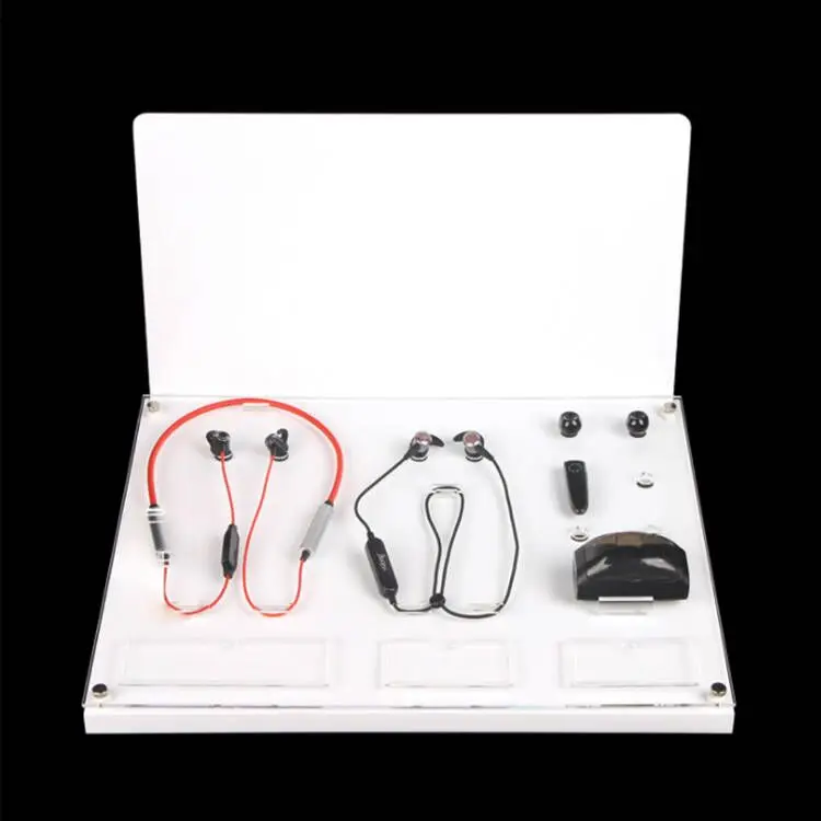 Manufacturer customized plexiglass display rack, acrylic display rack and headphone speaker display rack