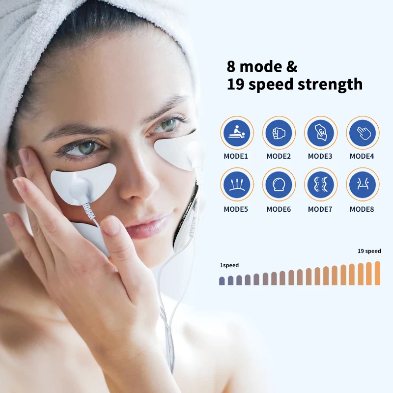 2024 New Launch 8 modes Face Lifting & Firming Eye Facial beauty device Anti wrinkle Face Eye Massager