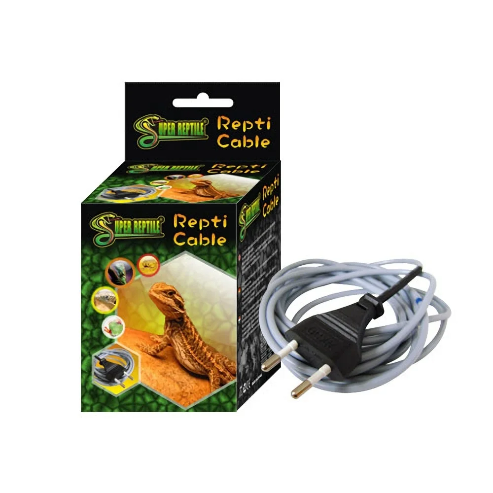 Custom silicone heat cable cord electric 15/25/50/80/100W heat cable reptile 100V~240V for aquarium reptile pet