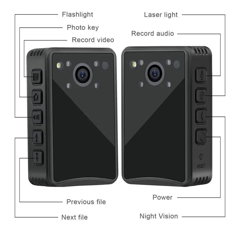 Loop Recording Portable Webcam PC Camera 138 Degrees Rotating Lens IR Night Vision 2900MA Lithium Battery Camera