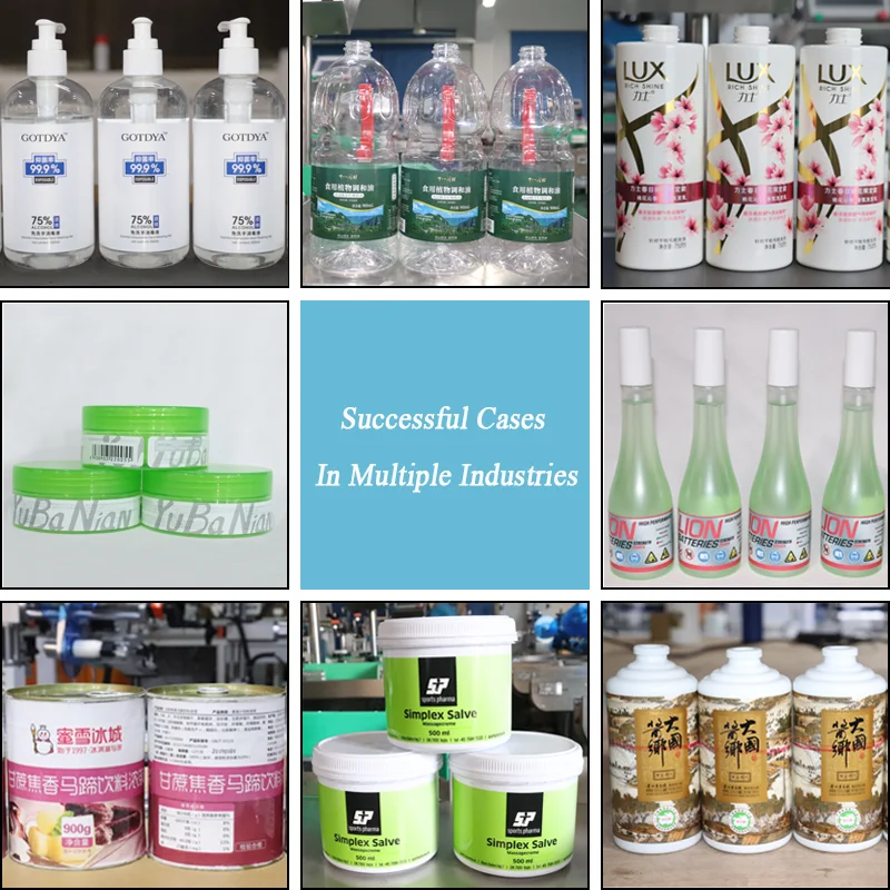 Top quality Automatic round bottle Labeling Machine for beer aluminum beverage cans plastic pail