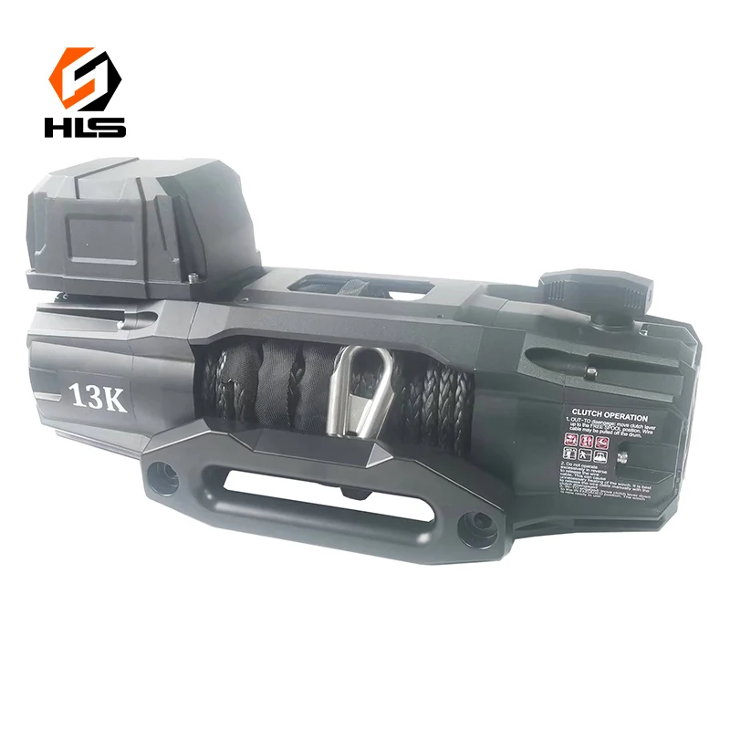 12 Volt Electric Winch 2000 Lbs Boat Tool Kit Winch Emergency for Electric Boat